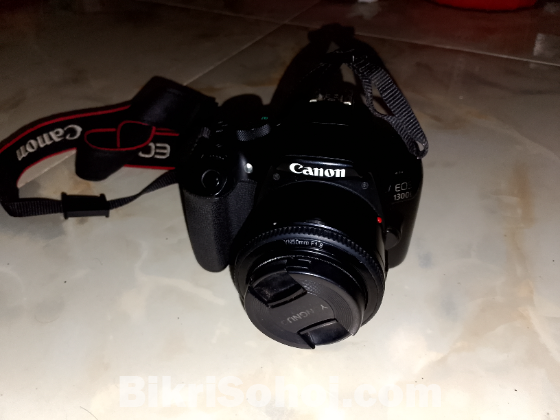 1300D with 55mm prime lens